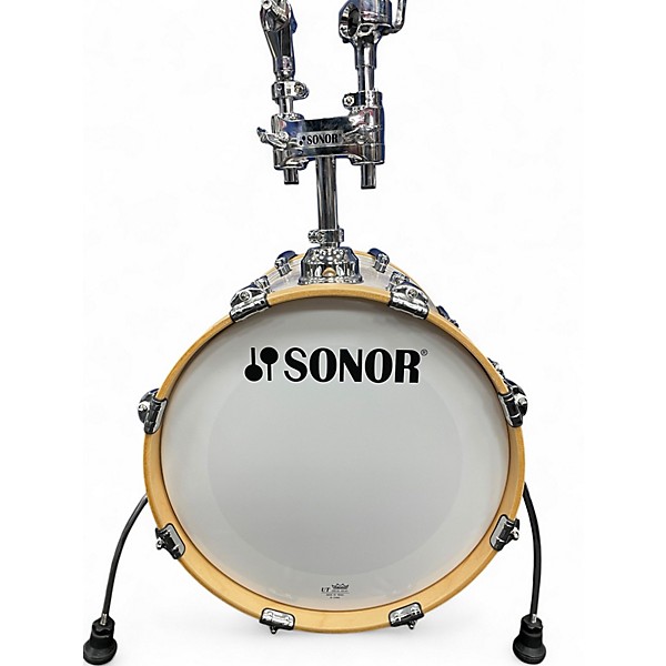 Used SONOR 4 Piece AQ2 Pearl White Drum Kit
