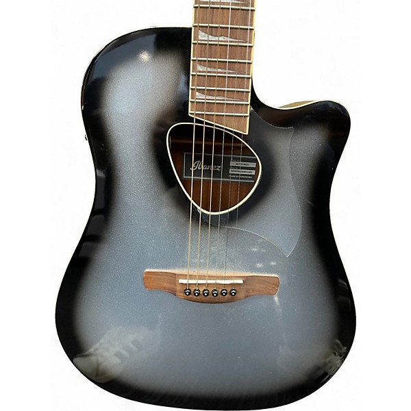 Used Ibanez ALT30 Altstar Silverburst Acoustic Electric Guitar