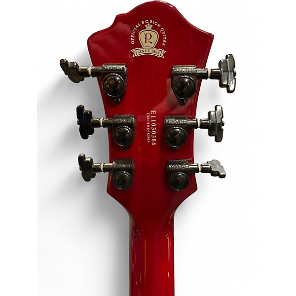 Used B.C. Rich Mockingbird Legacy ST Trans Red Solid Body Electric Guitar
