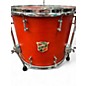 Used SJC Drums 3 Piece Custom 3PC Shell Pack Orange Drum Kit