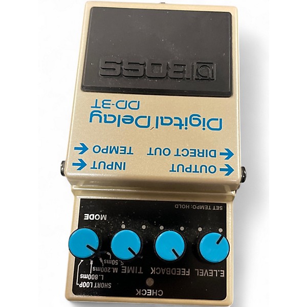 Used BOSS DD3T Digital Delay Effect Pedal