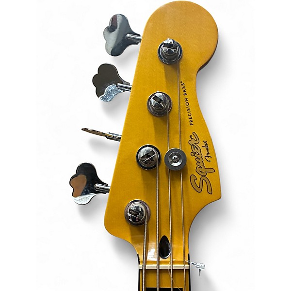 Used Squier Classic Vibe 1970S Precision Bass Black Electric Bass Guitar