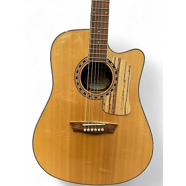 Used Washburn WCSD32SCEK NATURAL Acoustic Electric Guitar