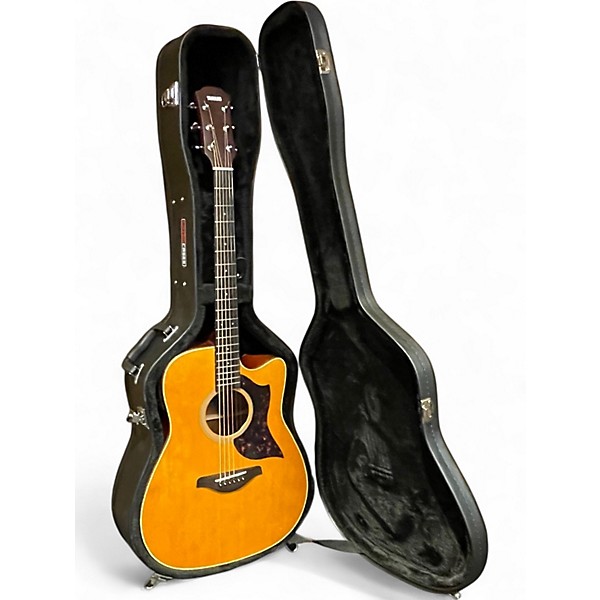 Used Yamaha A1M Natural Acoustic Electric Guitar