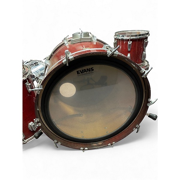 Used 1980s Ludwig 6 Piece Classic Maple Ruby Drum Kit