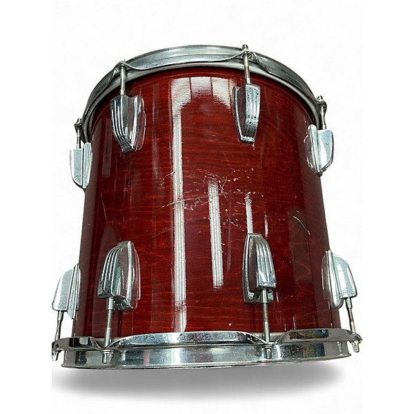Used 1980s Ludwig 6 Piece Classic Maple Ruby Drum Kit