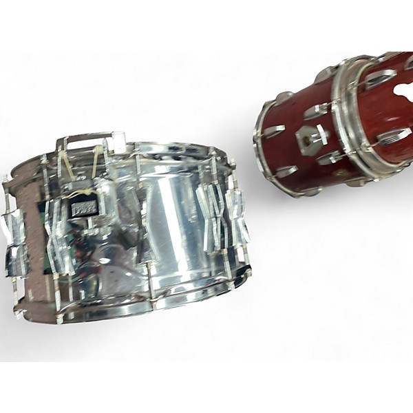 Used 1980s Ludwig 6 Piece Classic Maple Ruby Drum Kit