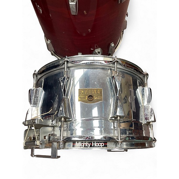 Used 1980s Ludwig 6 Piece Classic Maple Ruby Drum Kit
