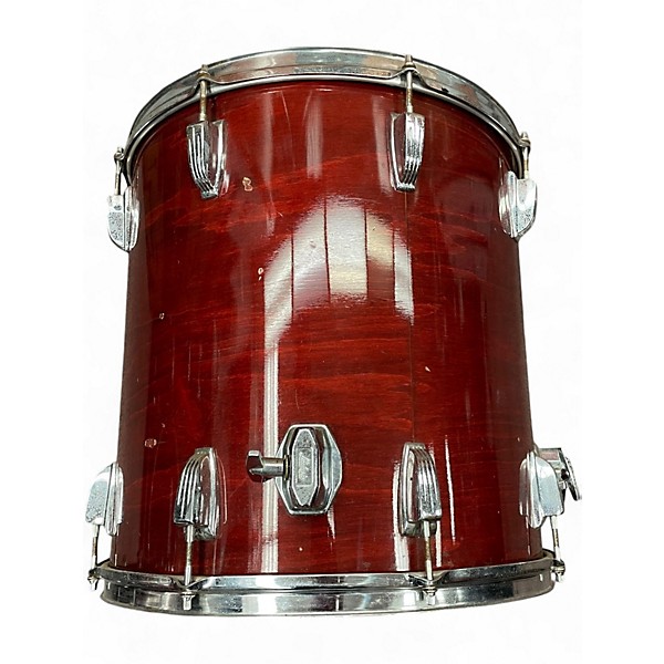Used 1980s Ludwig 6 Piece Classic Maple Ruby Drum Kit