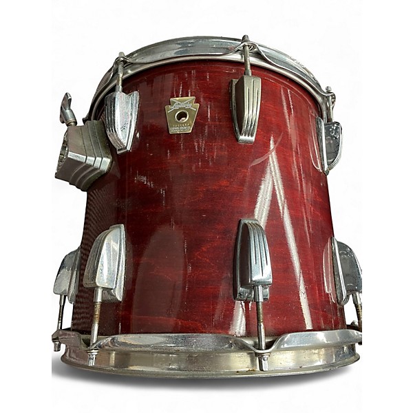 Used 1980s Ludwig 6 Piece Classic Maple Ruby Drum Kit