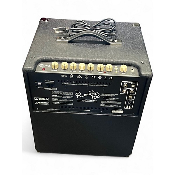 Used Fender Rumble 100 1x15 100W Bass Combo Amp