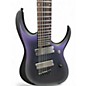 Used Ibanez RGA71AL Axion Label 7 String BLACK AURORA BURST Solid Body Electric Guitar