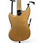 Used 2022 Fender Player Mustang Bass PJ FIRE MIST GOLD Electric Bass Guitar