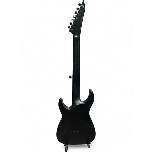 Used ESP LTD M-HT Black Metal Black Solid Body Electric Guitar