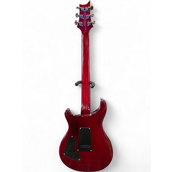 Used PRS SE Custom 24 Trans Red Solid Body Electric Guitar