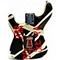 Used EVH Striped series GLOSScrop circle Crop circle Solid Body Electric Guitar