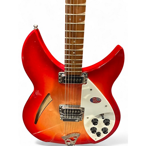 Used Rickenbacker 330/12 Fireglo Hollow Body Electric Guitar