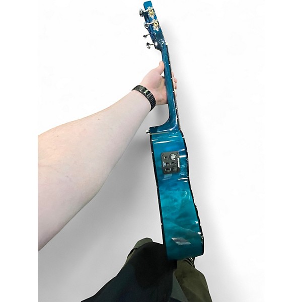 Used Lanikai QM-BLCET Blue Ukulele