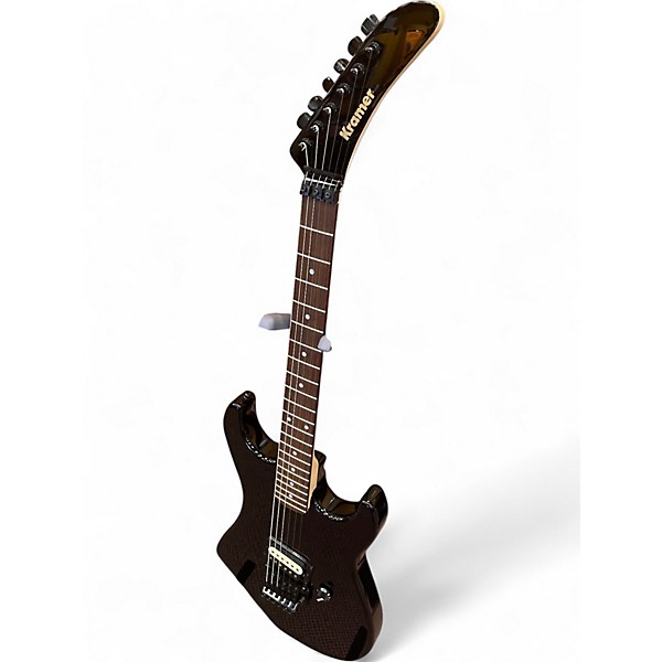 Used Kramer 1983 baretta reissue Black Solid Body Electric Guitar