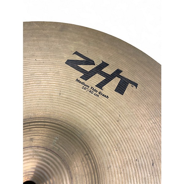 Used Zildjian 16in ZHT Medium Thin Crash Cymbal