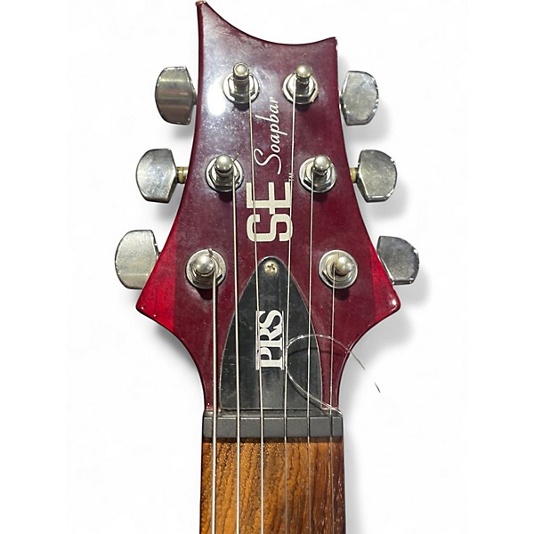 Used PRS SE Soapbar Cherry Solid Body Electric Guitar