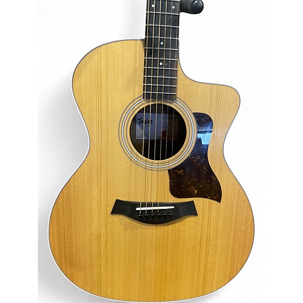 Used Taylor 214CE Natural Acoustic Electric Guitar