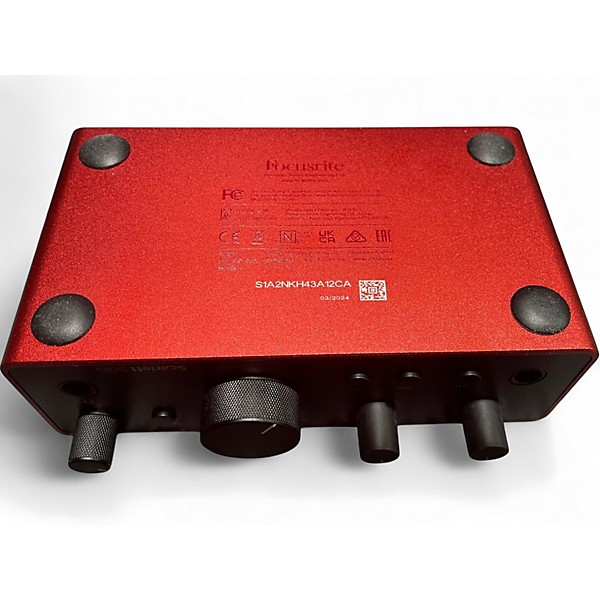 Used Focusrite Scarlett Solo Audio Interface
