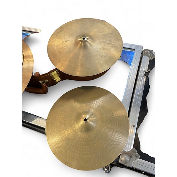 Used Zildjian 15in 60's Stamped Hi Hat Pair Cymbal