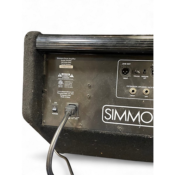 Used Simmons DA200S 200W Drum Amplifier