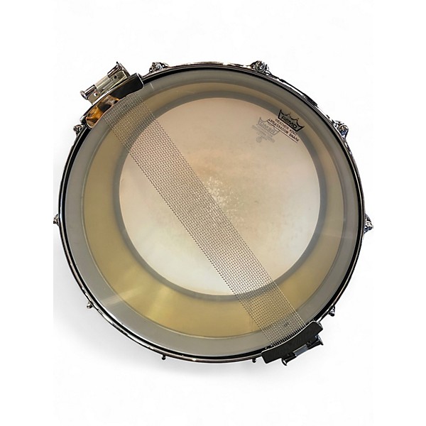 Used Pearl 14X6 Brass Shell  Natural Brass Drum