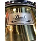 Used Pearl 14X6 Brass Shell  Natural Brass Drum