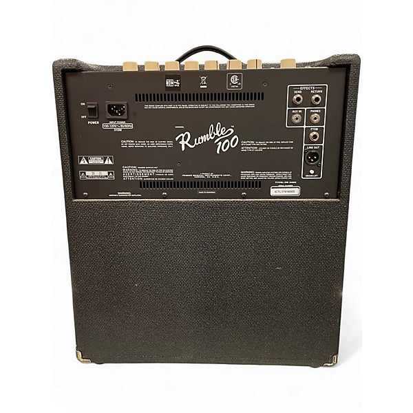 Used Fender RUMBLE 100 Bass Combo Amp