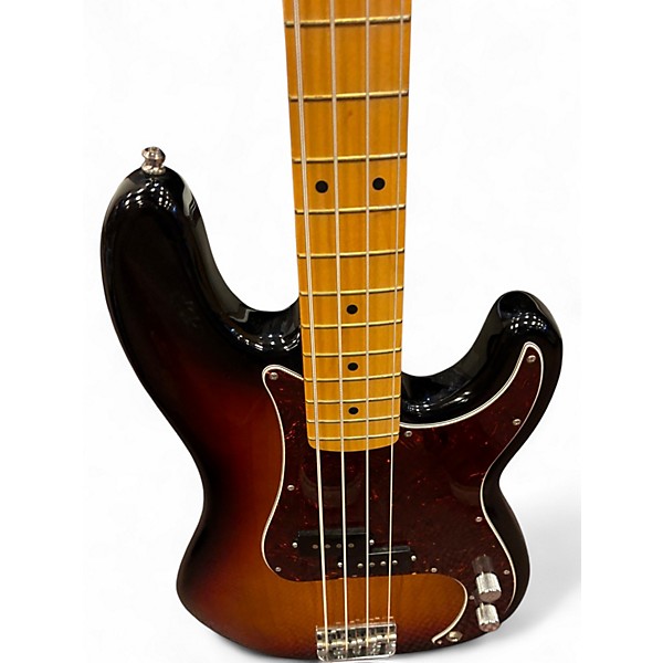Used Fender American Professional II Precision Bass Tobacco Sunburst Electric Bass Guitar