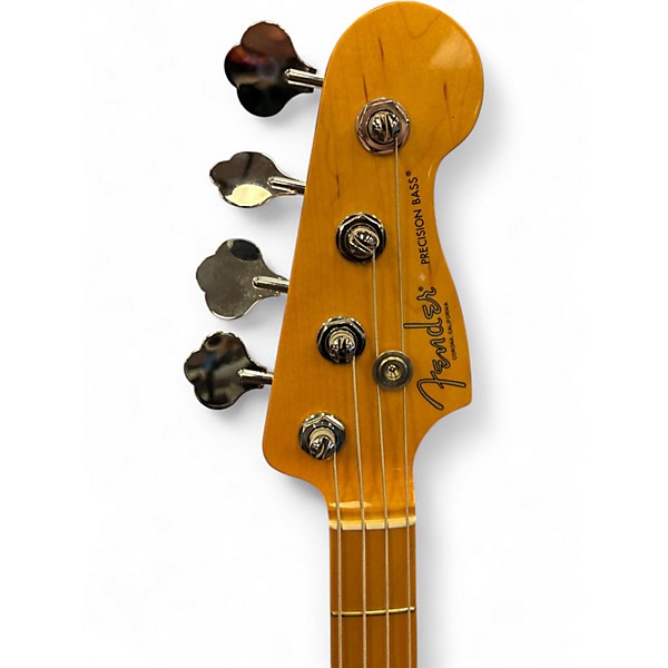 Used Fender American Professional II Precision Bass Tobacco Sunburst Electric Bass Guitar