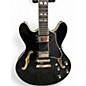 Used Eastman T486 BK Black Hollow Body Electric Guitar
