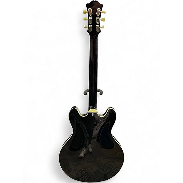 Used Eastman T486 BK Black Hollow Body Electric Guitar