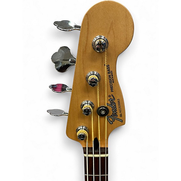 Used Fender Standard Precision Bass Brown Sunburst Electric Bass Guitar