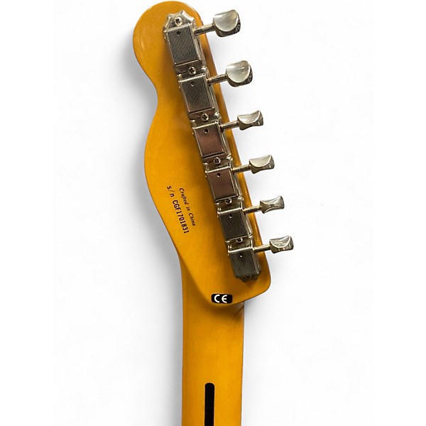 Used Fender Modern Player Telecaster Plus 2 Tone Sunburst Solid Body Electric Guitar