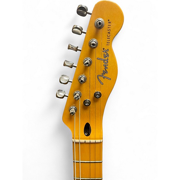 Used Fender Modern Player Telecaster Plus 2 Tone Sunburst Solid Body Electric Guitar