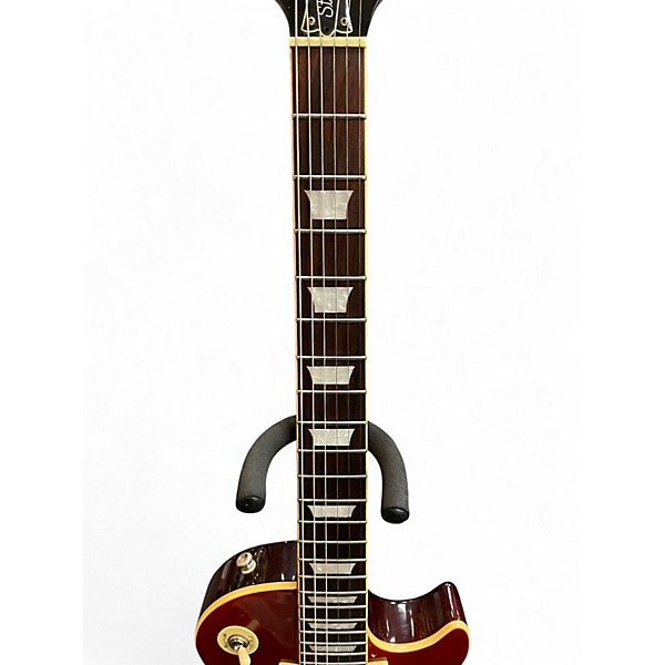 Used 2001 Epiphone Les Paul Standard Dark Cherry Burst Solid Body Electric Guitar