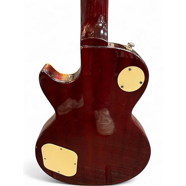Used 2001 Epiphone Les Paul Standard Dark Cherry Burst Solid Body Electric Guitar