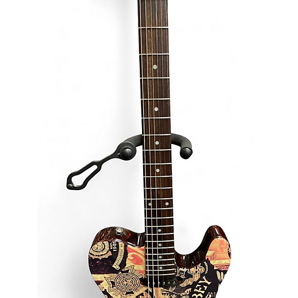 Used 2006 Squier Telecaster Standard OBEY Obey Graphic Solid Body Electric Guitar