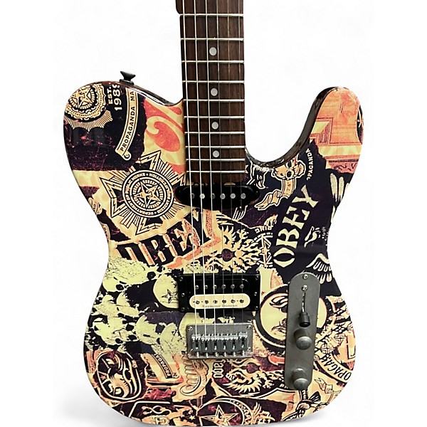 Used 2006 Squier Telecaster Standard OBEY Obey Graphic Solid Body Electric Guitar