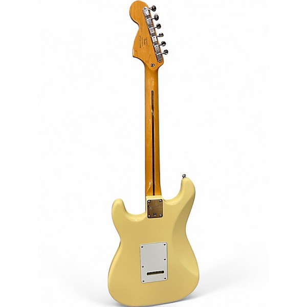 Used 2011 Squier Vintage Modified 70s Stratocaster Olympic White Solid Body Electric Guitar