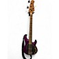Used Sterling by Music Man Ray35 5 String Purple Electric Bass Guitar thumbnail