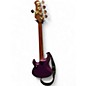 Used Sterling by Music Man Ray35 5 String Purple Electric Bass Guitar