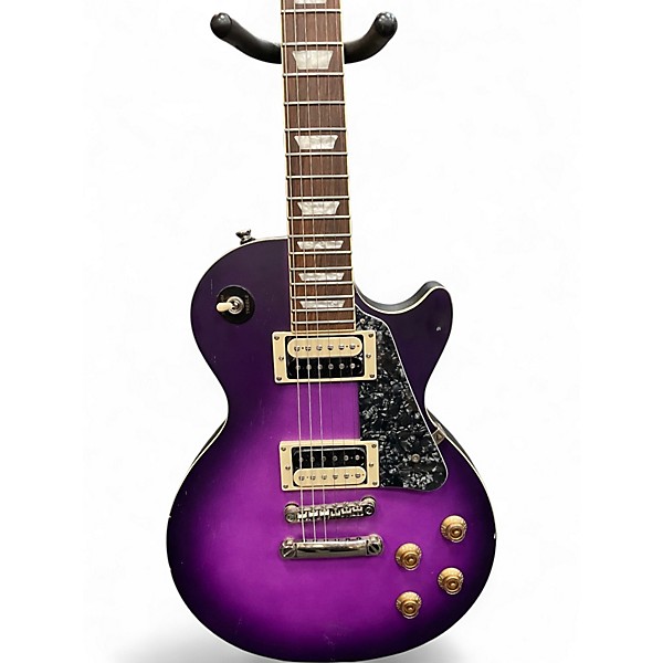 Used Epiphone Les Paul Classic Purple Burst Solid Body Electric Guitar