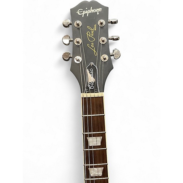 Used Epiphone Les Paul Classic Purple Burst Solid Body Electric Guitar