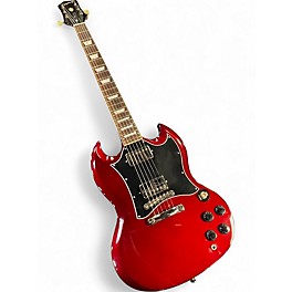 Used 2023 Epiphone Modern Figured SG Cherry Red Solid Body Electric Guitar