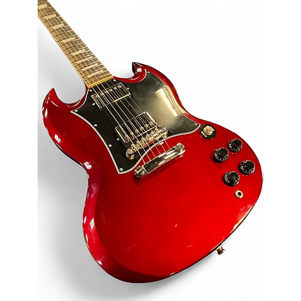 Used 2023 Epiphone Modern Figured SG Cherry Red Solid Body Electric Guitar